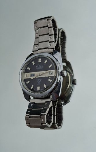 Vintage BULER BULLDOG Watch 1960s Swiss Watch