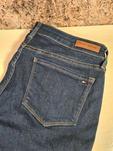 womens Tommy Hilfiger COMO SKINNY jeans BLUE DENIM size W 30 L 30 zip fly