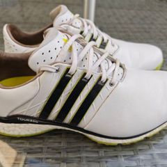 Adidas Tour360 Boost Golf Shoes White/Black UK 9 / EU 43.5 - Excellent Condition