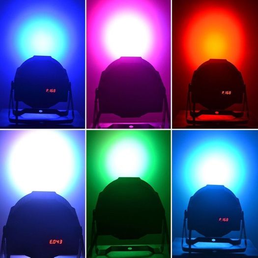 18LED Par Lights Band Music Club Bar Home Stage RGB Lighting Effect Uplighting PAR DMX-512 DJ Disco Bar Party