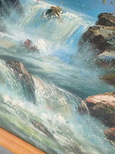 Large W Chapman Oil on Board