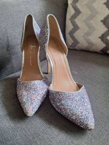 High Heels/Womens Glitter Heels ..  Size: UK 5 ..  Price Drop