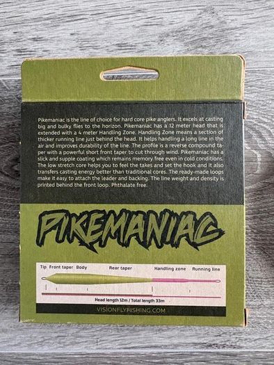 Pikemaniac Fly Line WF10 Sink3 to Sink6
