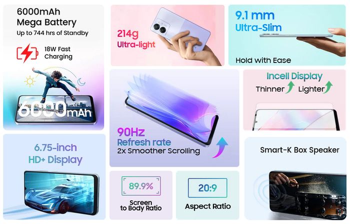 Blackview Color 8, Octa-core 8+128GB/256GB 50MP Camera 4G Smartphone Dual Sim Unlocked
