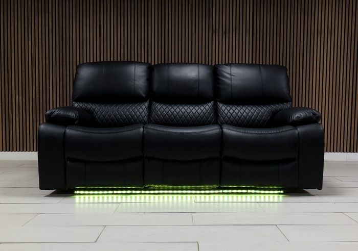 3 Seater Rita Plus Electric Leather Recliner Sofa
