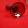Pair of Ruby Red Glass Trumpet Vases Image 4