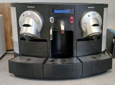 Nespresso Gemini 220 coffee machine and Belling mini fridge