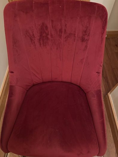 Burgundy Velvet Dining Chairs Black Legs