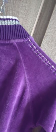 Original le coq Sportif velvet look blouse fits adult xs