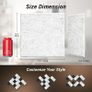 18 Pack Sound Proofing Panels Self-adhesive, 30x30x0,9cm Square Acoustic Wall Absorbing Panels, High Density Insulation Treatment Soundproofing Panels for Recording Studio, Home, Offices, Grey Image 5