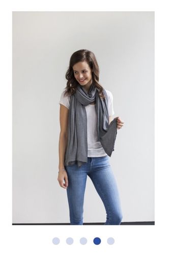 100% Organic Cotton Storksak breastfeeding shawl