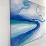 Georgia O'Keefe 'It was blue and green' large canvas suit Mid Century Modern Image 5