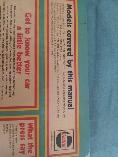Renault 9&11 Haynes manual