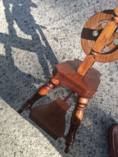 Mid Century Spinning Wheel Ashtray