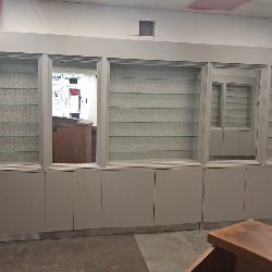 Commercial Retail Display Cabinets and Shelving Units with Storage