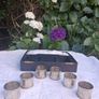 6 X Sterling Silver Hand Planished Napkin Rings(204 grams) Image 2