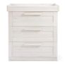Atlas 3 Drawer Dresser & Changing Unit - Nimbus White Image 2
