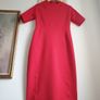 M&s Red Dress Size Uk 12 Image 2