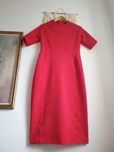 M&s Red Dress Size Uk 12