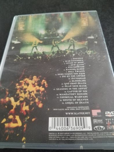 DVD Slayer : War at the Warfield