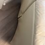 cream italian leather recliner Image 3