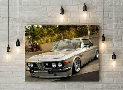 Vintage BMW car printed picture on pvc foamex board
