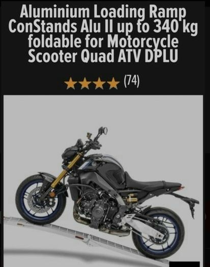Ramp motorbike