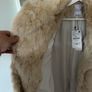 New with tags Zara faux fur in blonde Image 3