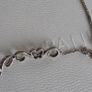 Pandora heart swirls choker necklace very good condition fully hallmarked(no box) Image 4