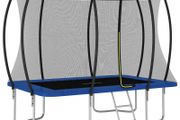 Trampoline Set Rectangular 274x183x76 cm 150 kg