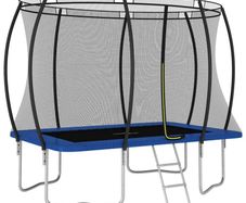 Trampoline Set Rectangular 274x183x76 cm 150 kg