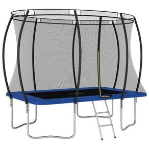 Trampoline Set Rectangular 274x183x76 cm 150 kg