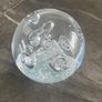 Vintage Clear glass paperweight Image 3
