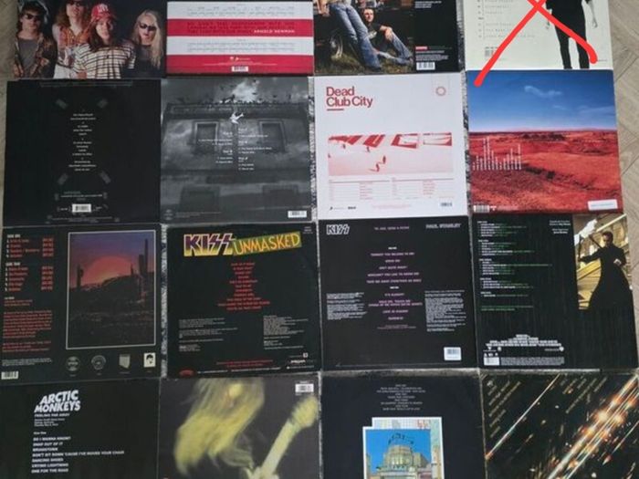 Vinyl Job lot - Alice in Chains, The Cure, SP, MSP, Muse, Kiss, Judas Priest