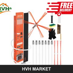 7m Chimney Sweep Brush Cleaning Kit