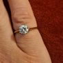 VS diamond 18ct solitaire engagement ring CLEARANCE Image 2