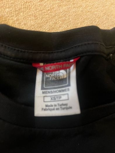 Boys North Face Black Tee Shirt