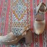 Tan Leather Clogs Image 7