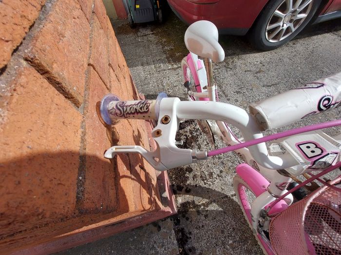 GIRLS BIKE (Sparkle) with Basket, 20 inch wheels, in excellent condition. See Pictures