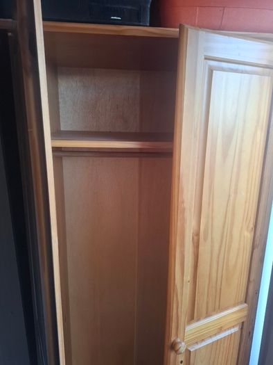 Wooden wardrobe
