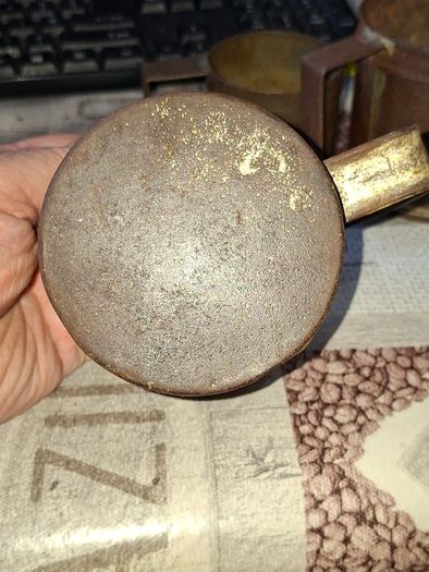 Rare 13 Piece Lot of Antique Chavagnat Tin Measuring Demi-Litre from Paris, France, dating  approximately 1800s.