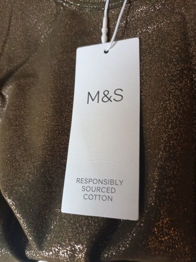 M&S Army Green Sleevless Top  S.16.     B.N.W.T