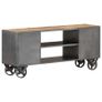 TV Cabinet 110x30x49 cm Solid Reclaimed Wood Image 4