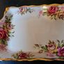 Vintage Old Foley China Sandwich Plate and Server Image 4