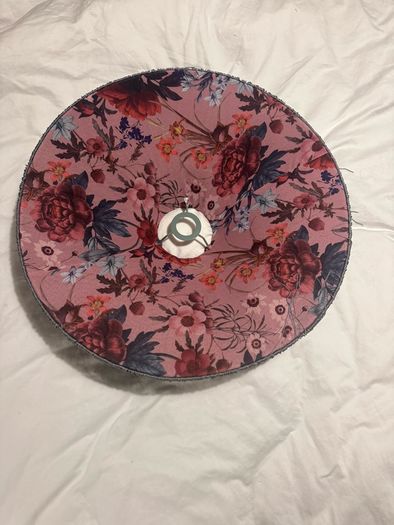 Next Allegra Velvet Fringed Ceiling Lampshade