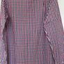 T.M. Lewin Navy and Red Check Shirt Size 15.5 Image 2