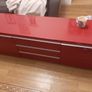 red ikea cabinet Image 3