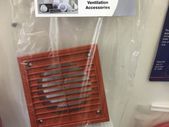 100 mm Fan Exterior Grill and Ducting Kit 4 inch Duct and Fan Grill