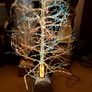 White Twig fibre optic Christmas Tree. Image 5