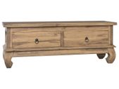 TV Cabinet 110x35x40 cm Solid Teak Wood